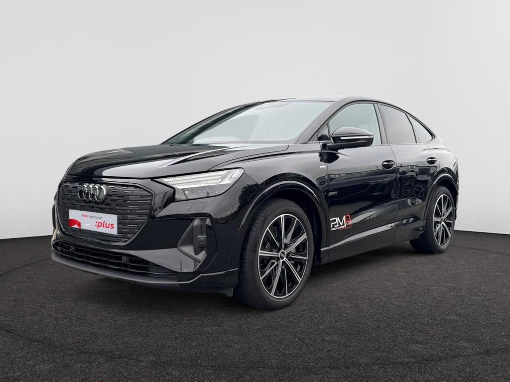 Audi Q4 Sportback e-tron Q4 Sportback e-Tron 82 kWh 45 S lin, Auto's, Audi, Automaat, Overige modellen, Zwart, Elektrisch