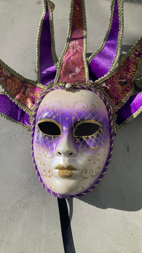 Masques de carnaval de Venice .16 /22cm 43cm avec les deco, Hobby en Vrije tijd, Kostuums, Theaterbenodigdheden en LARP, Ophalen of Verzenden