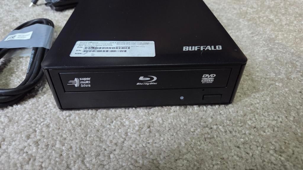 Buffalo BRXL-16U3 Media Station 4K Blu-ray, DVD, Cd recorder, Computers en Software, Optische drives, Ophalen of Verzenden, Dvd