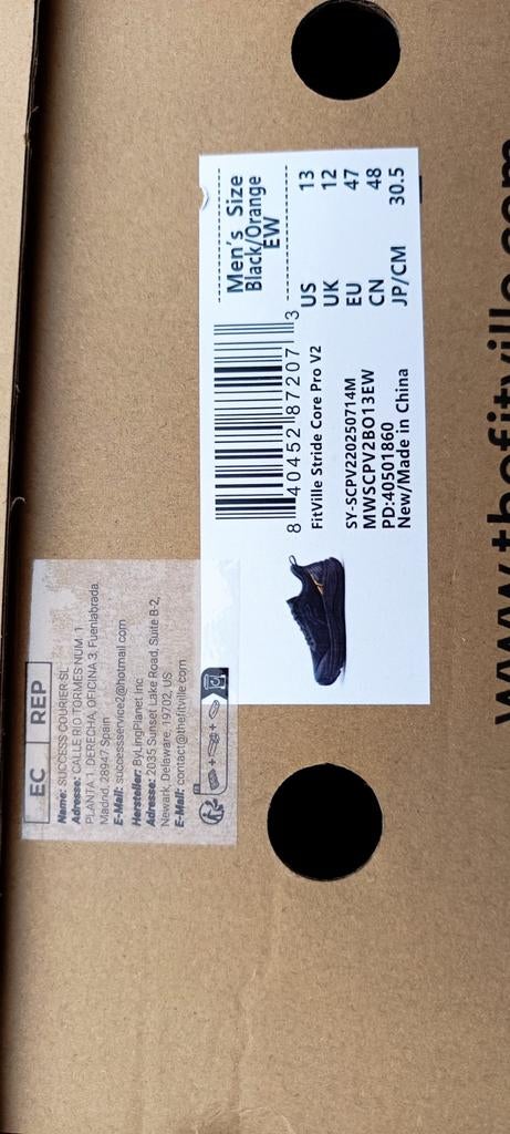 Wandelschoenen FITVILLE MAAT 47 EXTRA WIDE., Zwart, Ophalen of Verzenden, Regenlaarzen, FITVILLE.