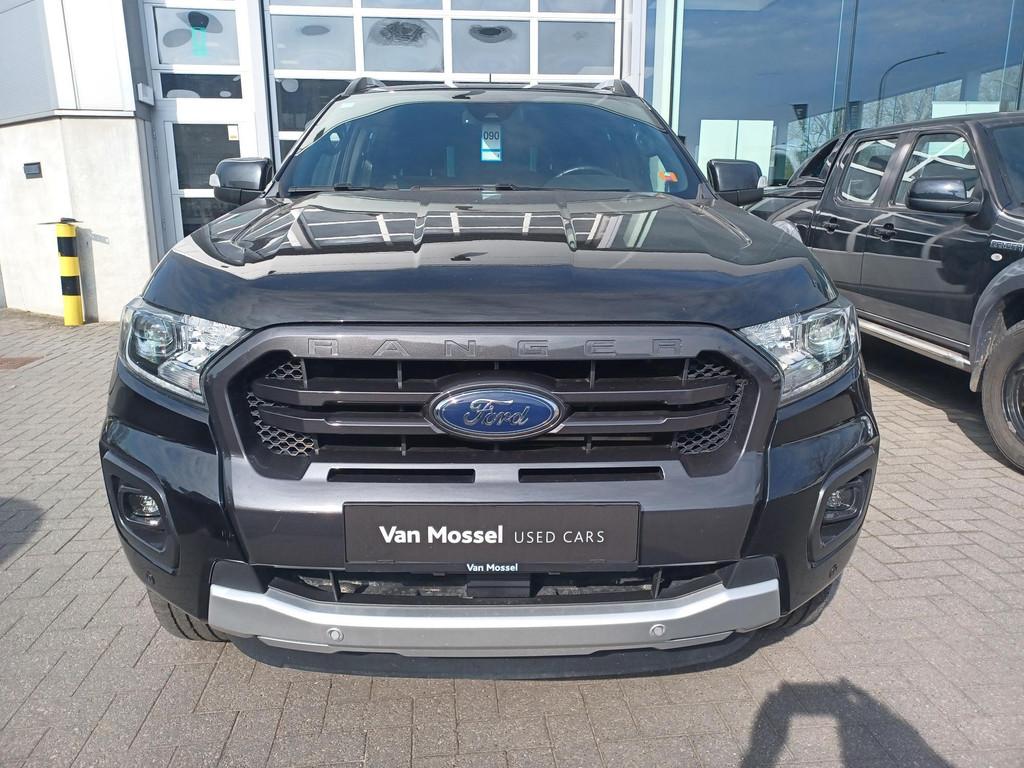 Ford Ranger 2.0 BiT 156kW 4x4 Aut super cab Wildtrak, Auto's, Automaat, Stof, Gebruikt, Traction-control