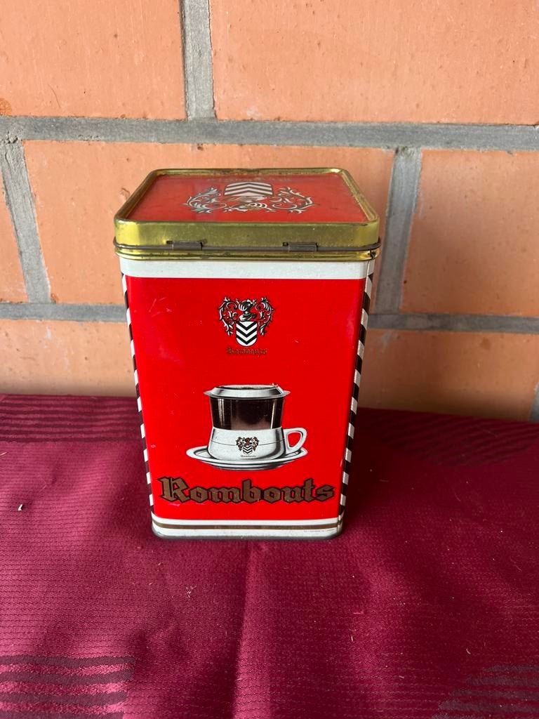 Blikken doos rombouts, Collections, Boîte en métal, Enlèvement ou Envoi, Utilisé