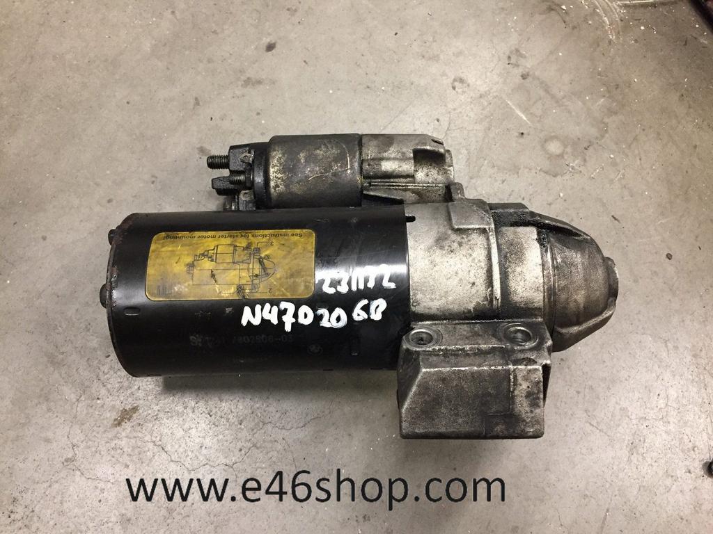 Startmotor BMW E90 E91 318D 320D N47 MOTOR OE 7802508, -, Utilisé, -, Enlèvement ou Envoi