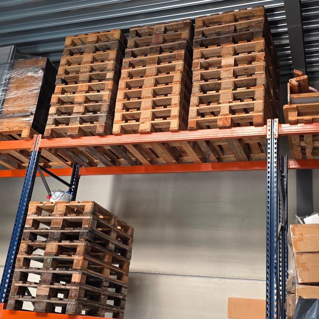 Europalletten A-kwaliteit 40st, Doe-het-zelf en Bouw, Hout en Planken, Ophalen, 25 tot 50 mm, Zo goed als nieuw, Pallet