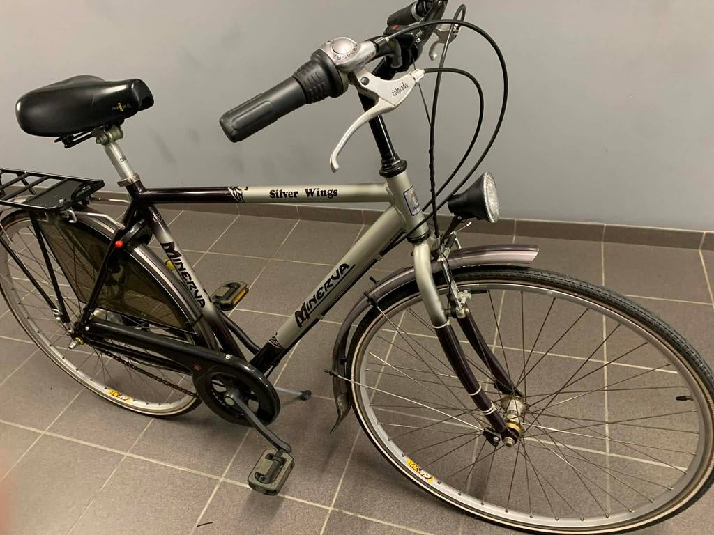 Herenfiets minerva, Fietsen en Brommers, Ophalen, Zo goed als nieuw, Overige merken, Versnellingen