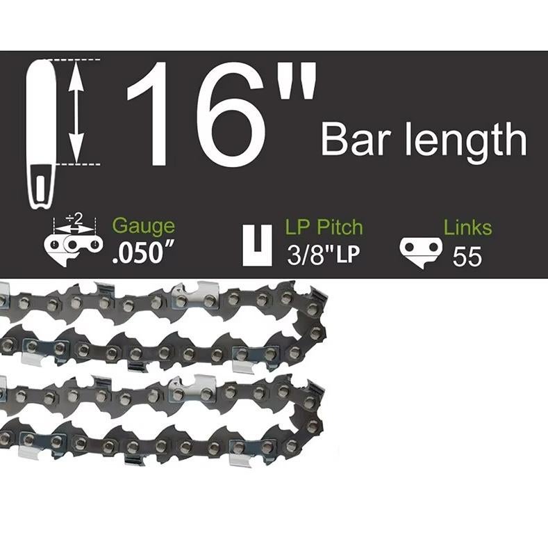 16" / 406mm Kettingzaag 16 inch Ketting Zaag voor Motorzaag, Ophalen of Verzenden, Nieuw