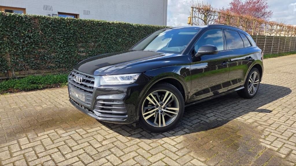 Audi Q5 2.0 TDI S-line van 2018, Top toestand!, Auto's, Automaat, Q5, Zwart, Bedrijf