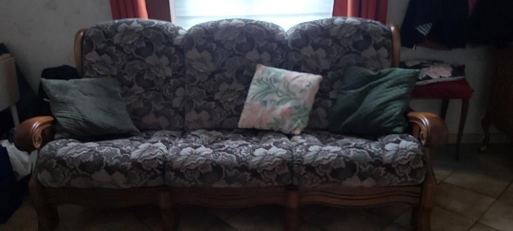 Divan, Maison & Meubles, Canapés | Salons, 150 à 200 cm, Enlèvement, Utilisé, Bois