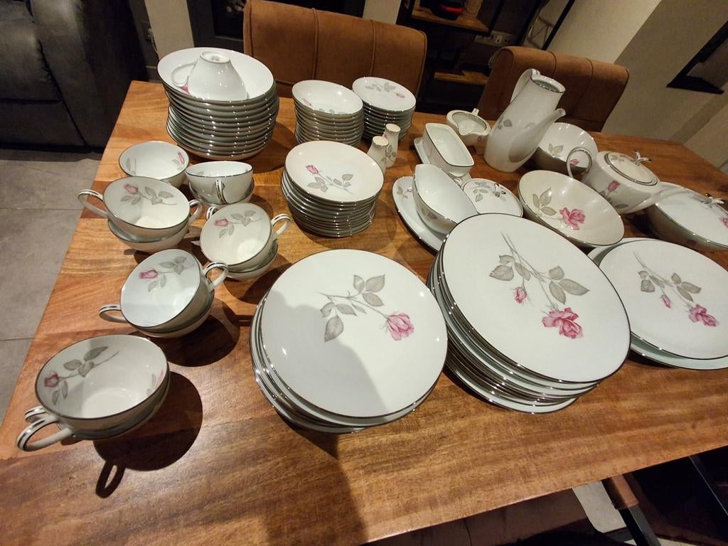Handgemaakt servies 10 delig., Antiek en Kunst, Antiek | Servies compleet, Ophalen