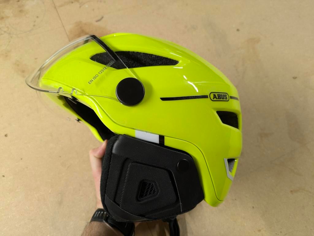 ABUS Pedelec 2.0 ACE Helm - Fluo Geel - Maat M 56-62cm, Fietsen en Brommers, Fietsaccessoires | Fietshelmen, Ophalen of Verzenden