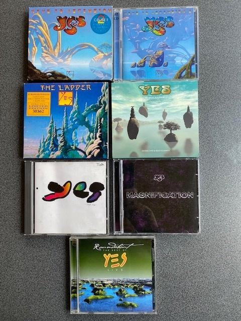 Cd Yes - set van 7 cd's, Ophalen of Verzenden, Gebruikt, Progressive