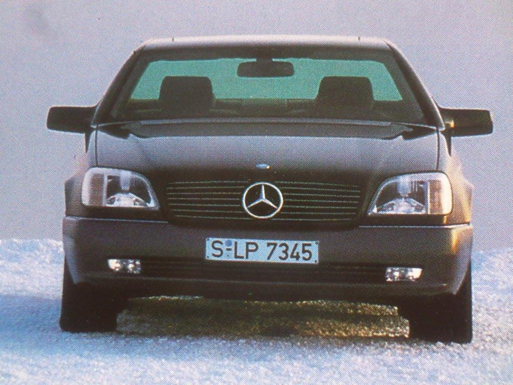 Brochure des Mercedes 420, 500 et 600 SEC S Coupé 1994 W140, Enlèvement ou Envoi, Mercedes