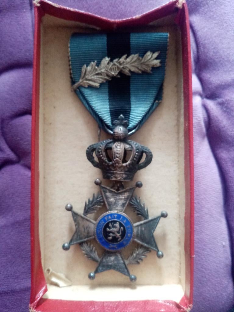 Belgique - Médaille de l'Ordre, Postzegels en Munten, Penningen en Medailles, Ophalen of Verzenden, Zilver