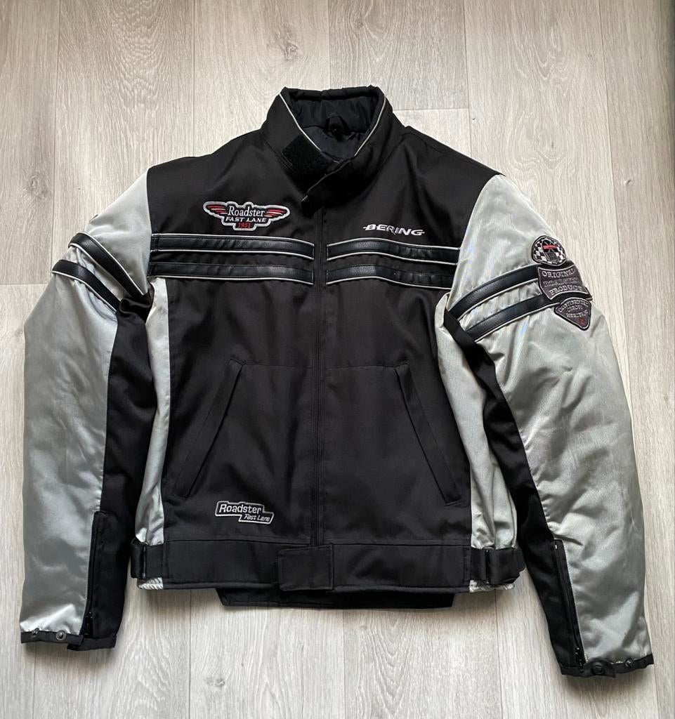 Veste moto Bering noir avec protection taille L slim, Ophalen of Verzenden