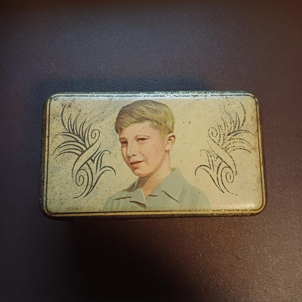 Ancienne Boite en métal  « Prince de Liège », Collections, Boîte en métal, Enlèvement ou Envoi