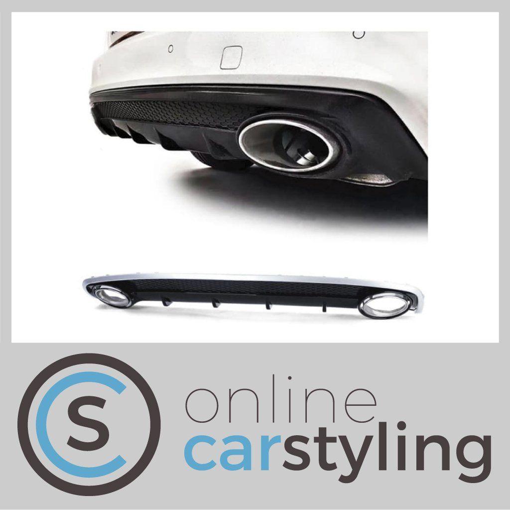 Achterbumper Diffuser + uitlaatsierstukken Audi A4 B8 RS Loo, -, -, Nieuw, Achter