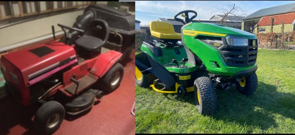 Gezocht zitmaaier met defect, Ophalen