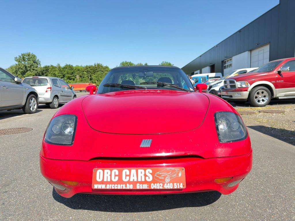 Fiat Barchetta Cabrio 1.8i benzine 16V 96Kw met Hard top, Auto's, Fiat, Testrit aan huis, Stof, Zwart, 4 cilinders