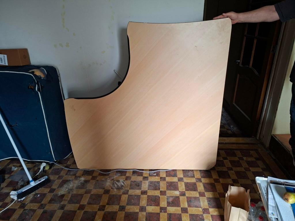 grote hoekbureau, Ophalen, In hoogte verstelbaar, Gebruikt