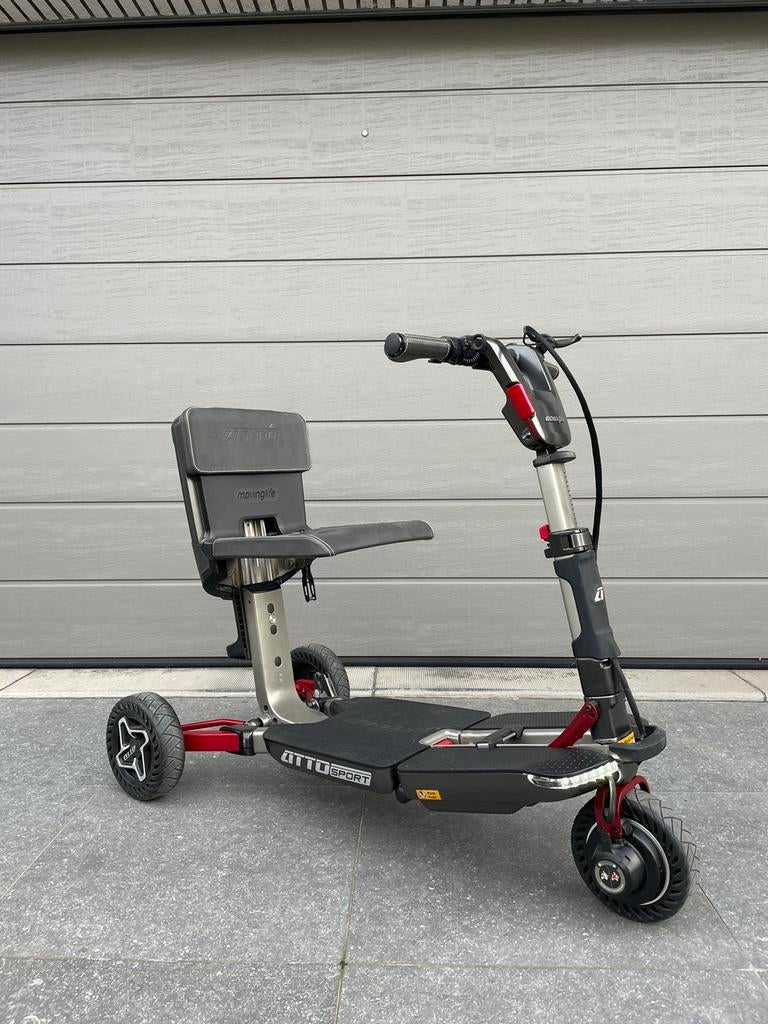 Scootmobiel Atto Sport opvouwbare elektrische scooter nieuw, Diversen, Rolstoelen, Ophalen of Verzenden, Inklapbaar, Zo goed als nieuw