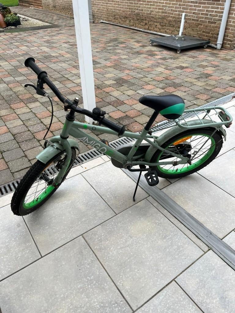 Groene kinderfiets (18"), Enlèvement, 18 pouces