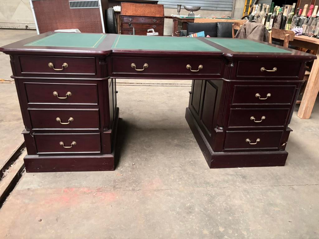 Antieke notarisbureau exotisch hout, Antiek en Kunst, Ophalen