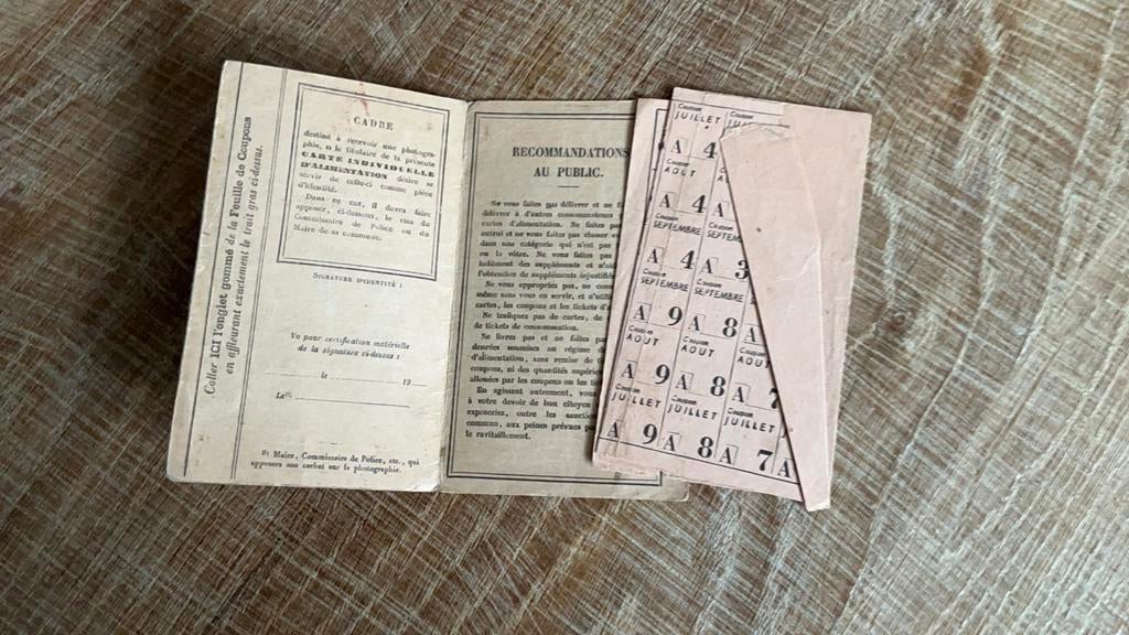 Voedselstempelkaart Wereldoorlog 2, Verzamelen, Ophalen of Verzenden