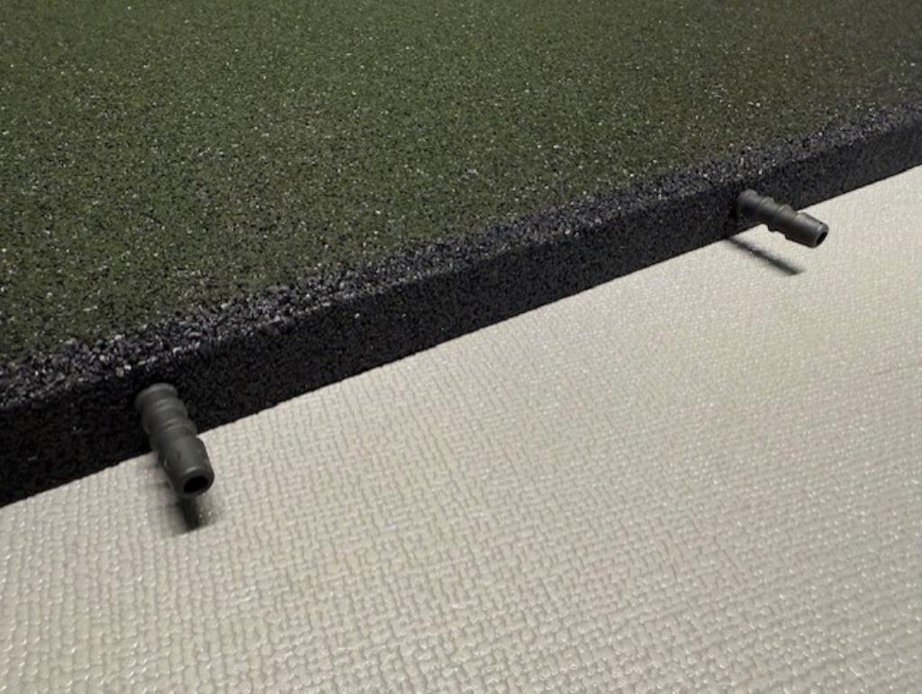 Dalles sol fitness en caoutchouc 1mx1m. Épaisseur 30mm., Neuf, Info@kriden.be, Enlèvement ou Envoi, Belgique