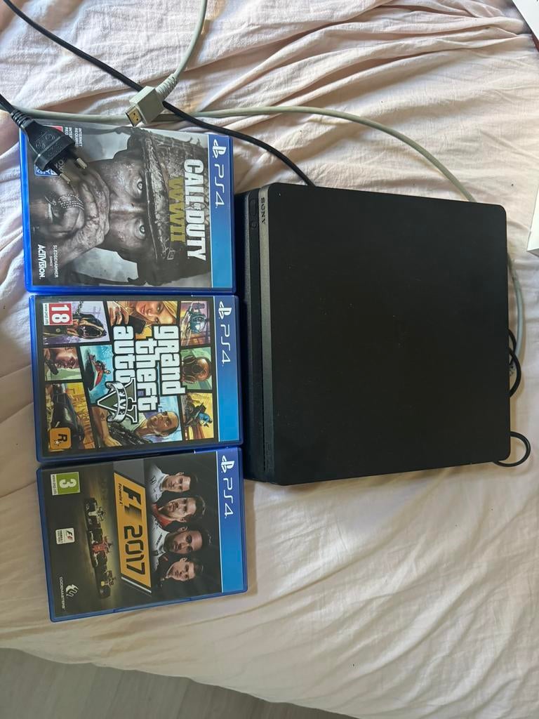 Ps4+controller+games, Ophalen, Met 1 controller, Original, Gebruikt