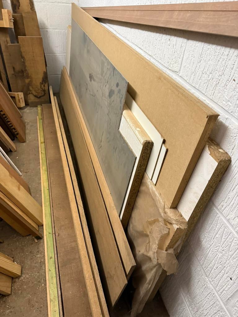 Lot de plan de travail de cuisine, Enlèvement, Comme neuf, Hêtre, Planche