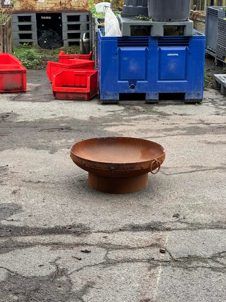 Vuurschaal diameter 70,80,90 of 100cm met sokkel vanaf 90€, Huis en Inrichting, Woonaccessoires | Schalen en Manden, Ophalen, Overige materialen