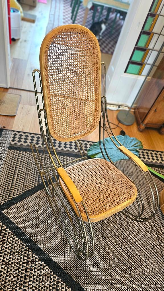 Fauteuil à bascule des années 70 au design magnifique, Enlèvement