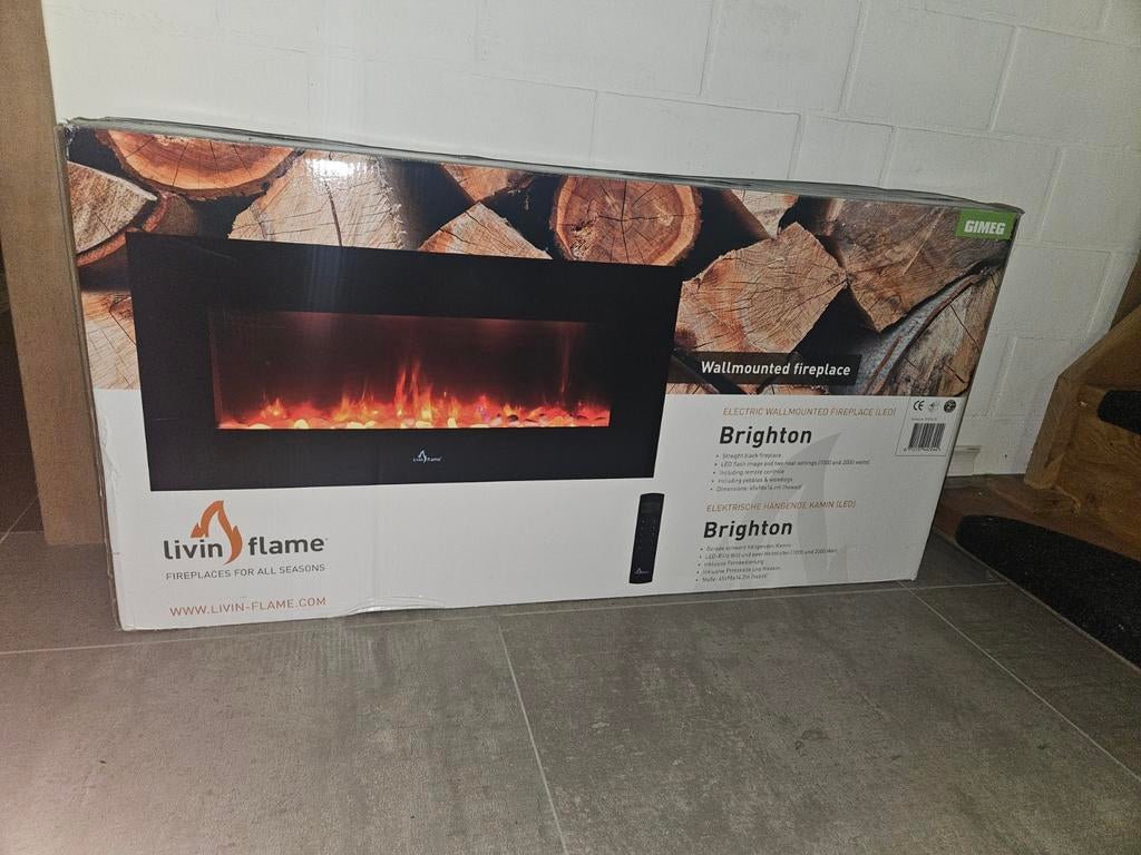 Elektrische haardvuur - hanghaard, Ophalen