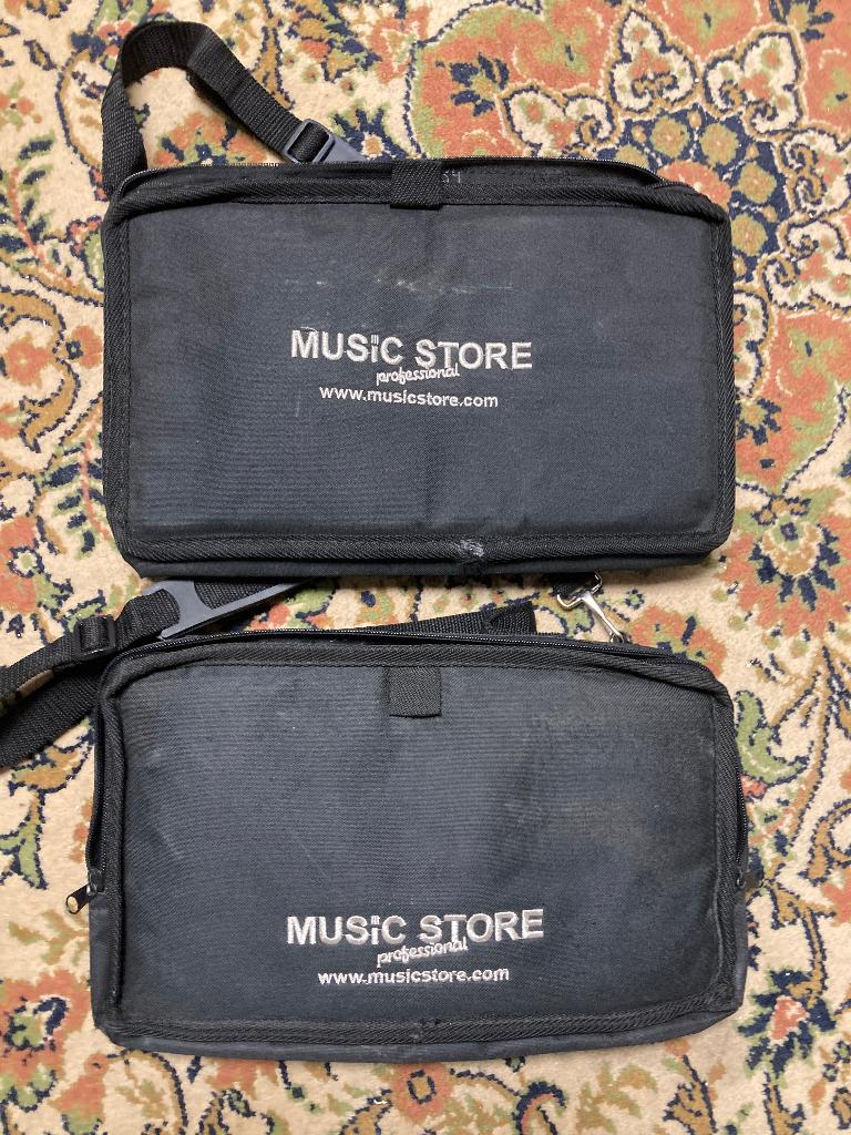 Musicstore 2 Transport bags voor 6 microfonen, Ophalen of Verzenden, Gebruikt, Overige typen