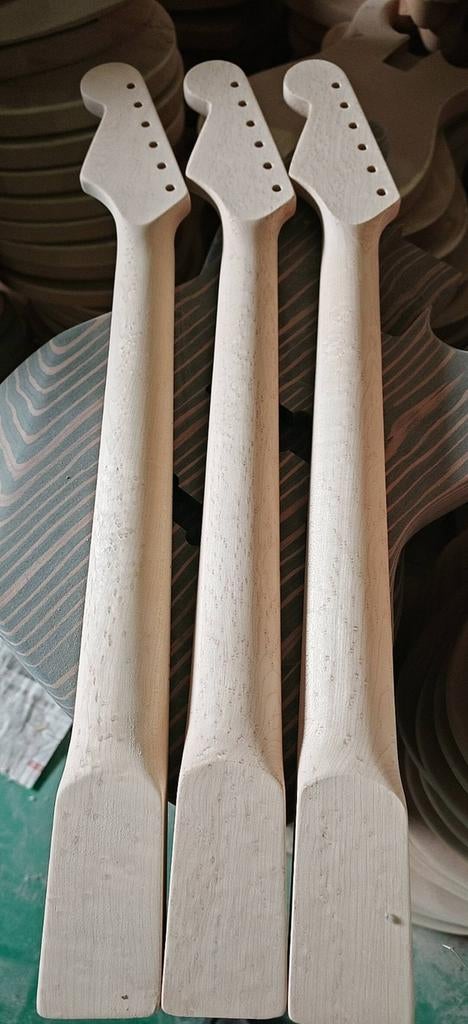 Stratocaster en Telecaster Birdseye Maple necks ook RW toets, Muziek en Instrumenten, Verzenden