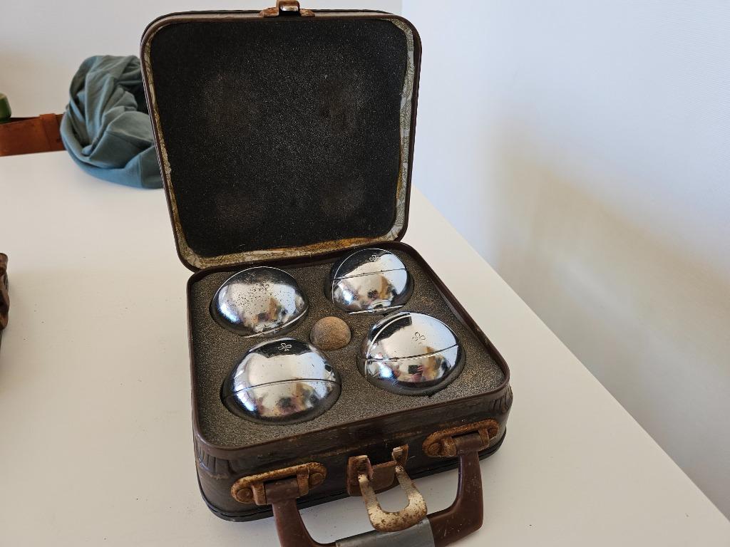 jeu de boules petanque vintage, Ophalen of Verzenden