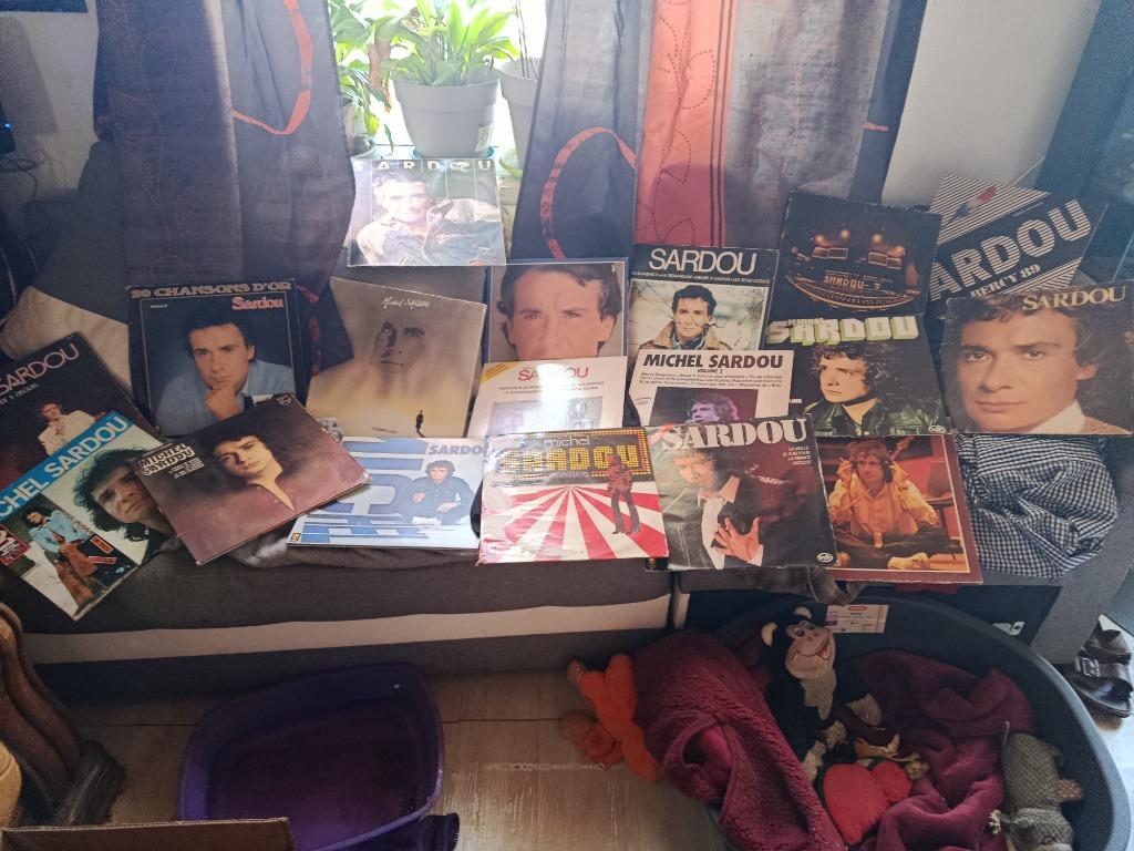 Lot de vinyles 33 tours de Michel Sardou, CD & DVD, Enlèvement, Utilisé
