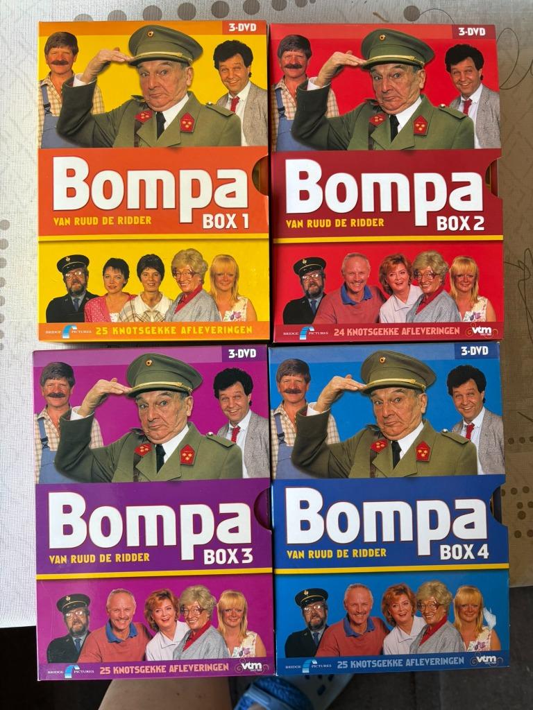 DVD boxen Bompa (deel 1-4), Cd's en Dvd's, Ophalen, Alle leeftijden, Zo goed als nieuw, Komedie