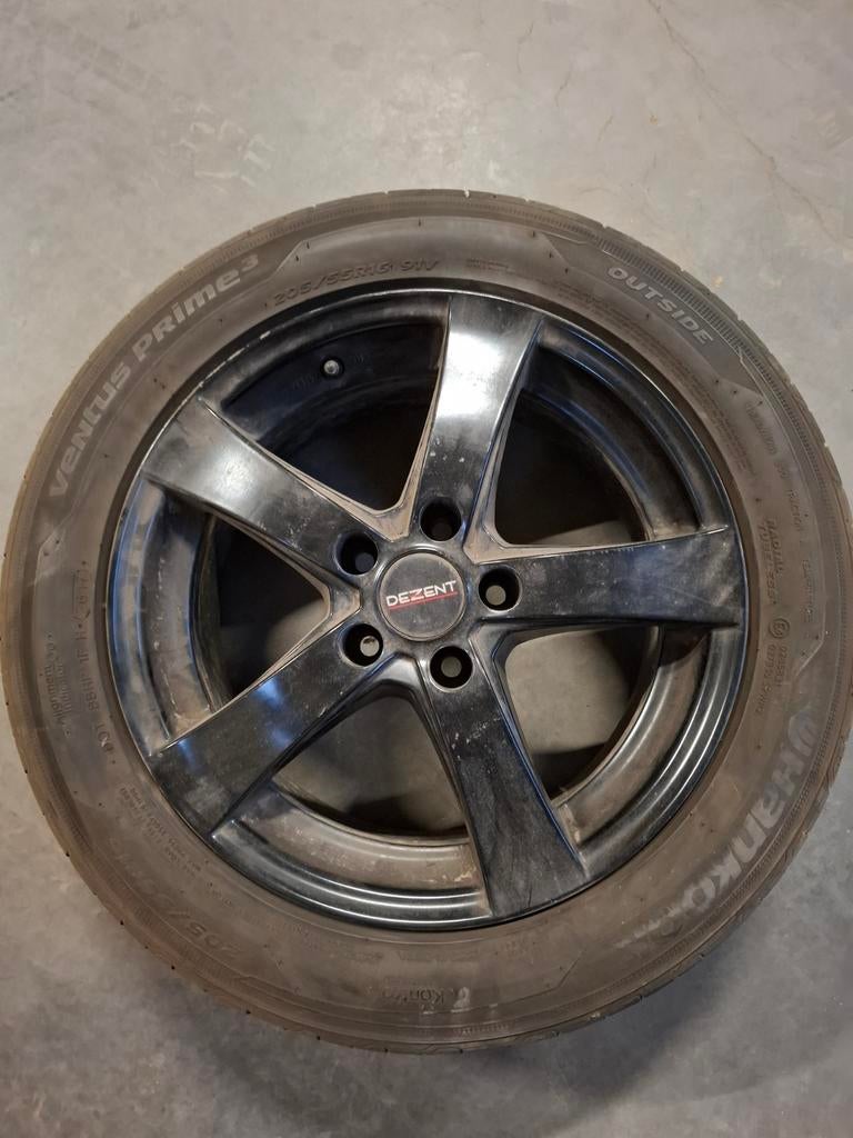 4x velgen Dezent met banden, Auto-onderdelen, Banden en Velgen, Ophalen, 16 inch, 205 mm, Band(en)