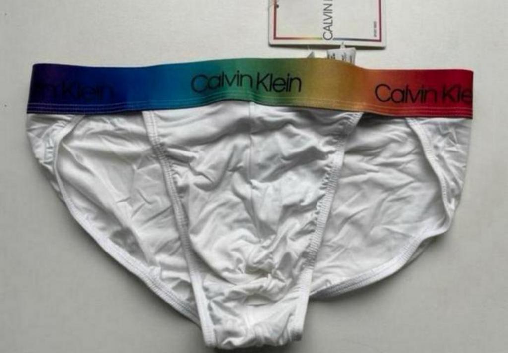 Tanga en microfibre Calvin Klein, Envoi, Blanc, Calvin Klein, Slip