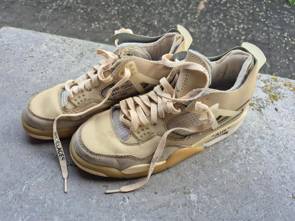 Nike Air Jordan 4 Retro blanc cassé/taille voile 41, Vêtements | Femmes, Chaussures, Comme neuf, Sneakers et Baskets, Beige, Enlèvement