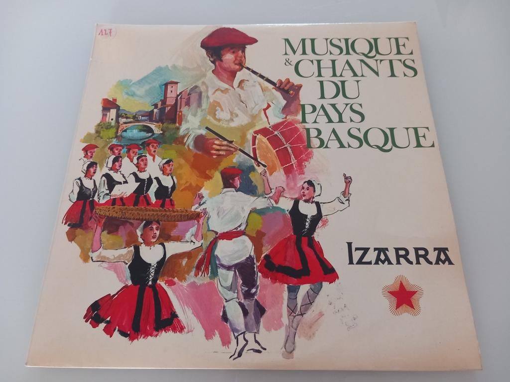 Vinyle LP Izarra Musique Chants du Pays Basque Folk Folklore, CD & DVD, Enlèvement ou Envoi, 12 pouces, Européenne