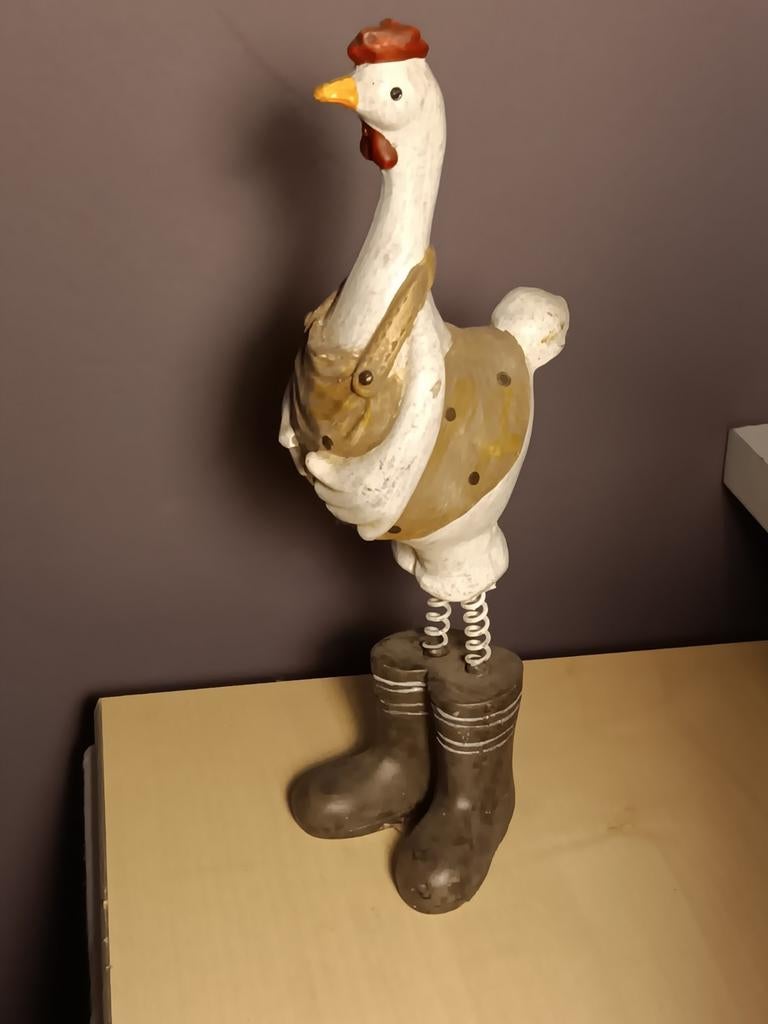 1 poule et 2 enfants pour décoration, Maison & Meubles, Enlèvement ou Envoi