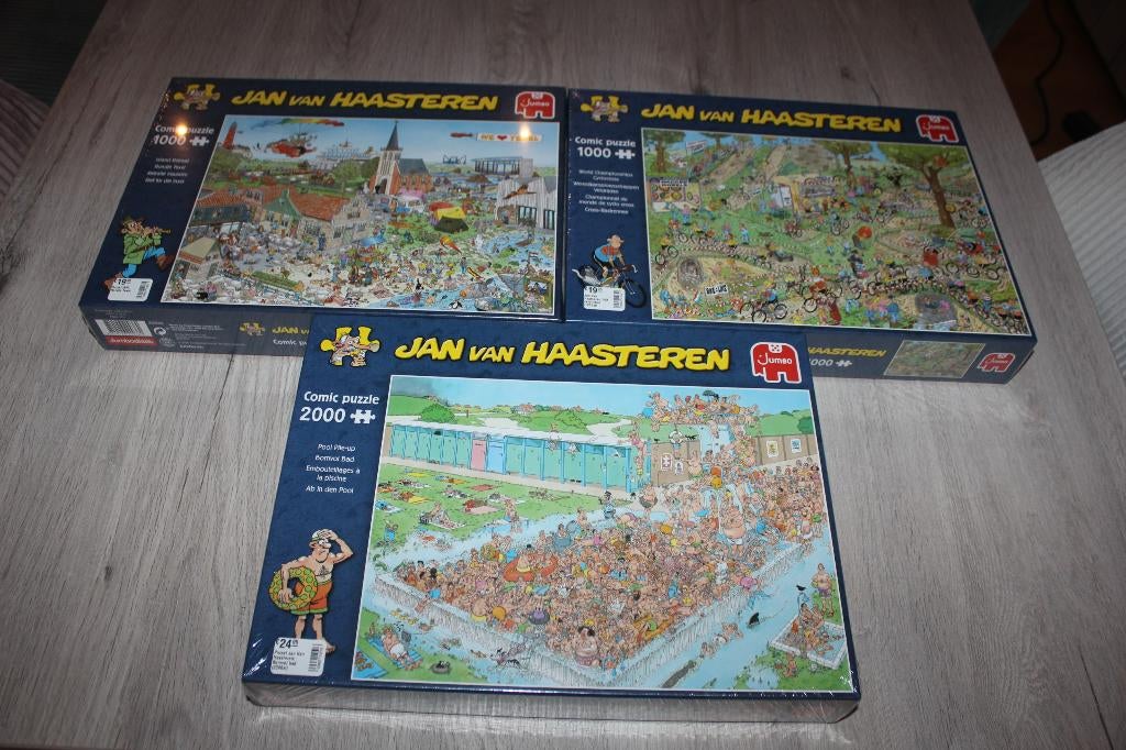 Jan van Haasteren Puzzels, Ophalen of Verzenden, 500 t/m 1500 stukjes, Nieuw, Legpuzzel