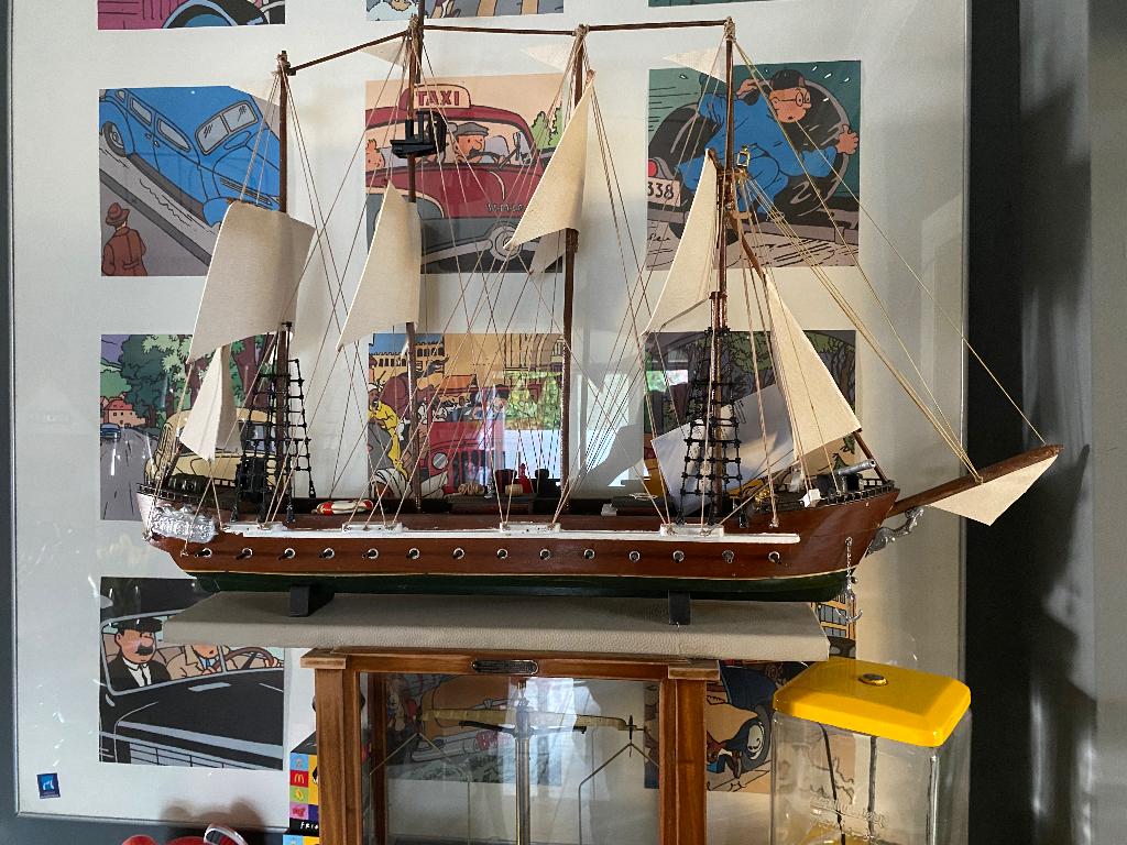 Miniatuur boot, Hobby en Vrije tijd, Modelbouw | Boten en Schepen, Ophalen, Gebruikt