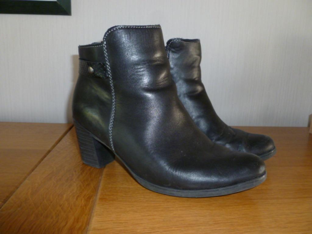 zwarte enkel laarzen, maat 38. hak is 7 cm, Zwart, Lage of Enkellaarzen, Gabor, Ophalen of Verzenden