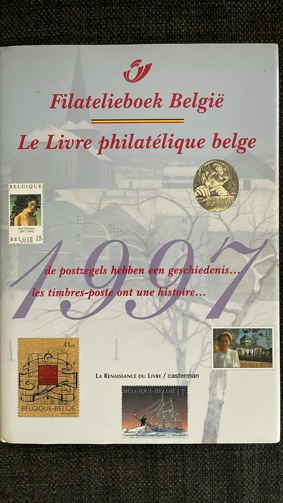 Livre de philatélie belge 1997 avec timbres, Enlèvement