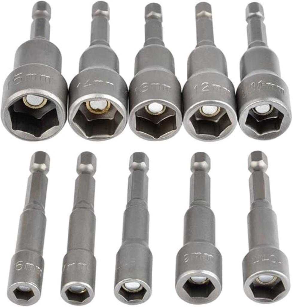 TIMESETL 10 stuks dopsleuteladapters SNELLE GRATIS LEVERING, Auto diversen, Autogereedschap, Nieuw, Verzenden