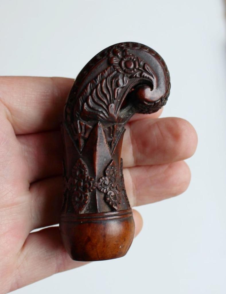 VIEUX TRÈS BEAU POIGNÉ/MANCHE KRIS/KERIS D'INDONÉSIE, Antiquités & Art, Enlèvement ou Envoi