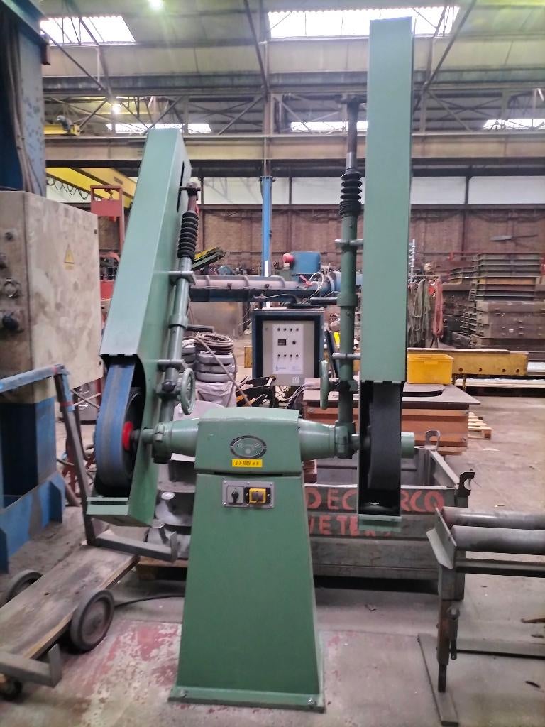 Double ponceuse polisseuse à bandes REMA, Bricolage & Construction, Enlèvement, Comme neuf, 1200 watts ou plus, Ponceuse à bande